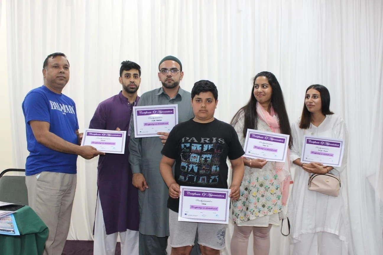 Young people taking part in a community activity